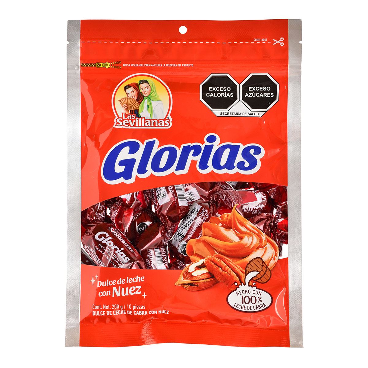 Gloria con Nuez 20gr 10 piezas