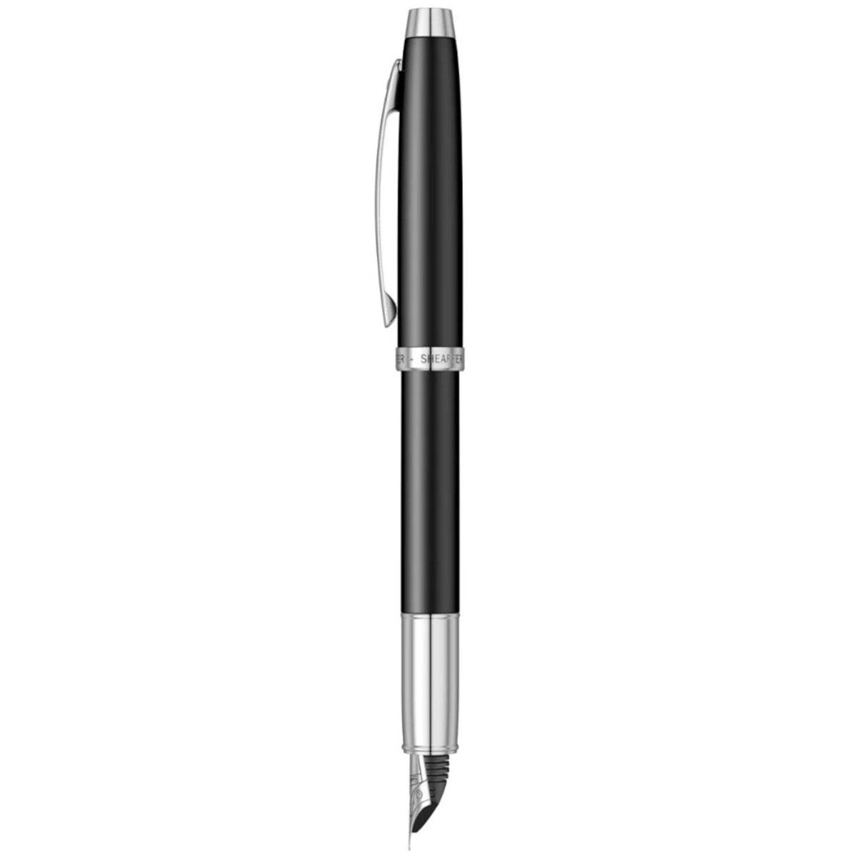 Pluma fuente  serie 100 negro mate ct punto mediano Sheaffer
