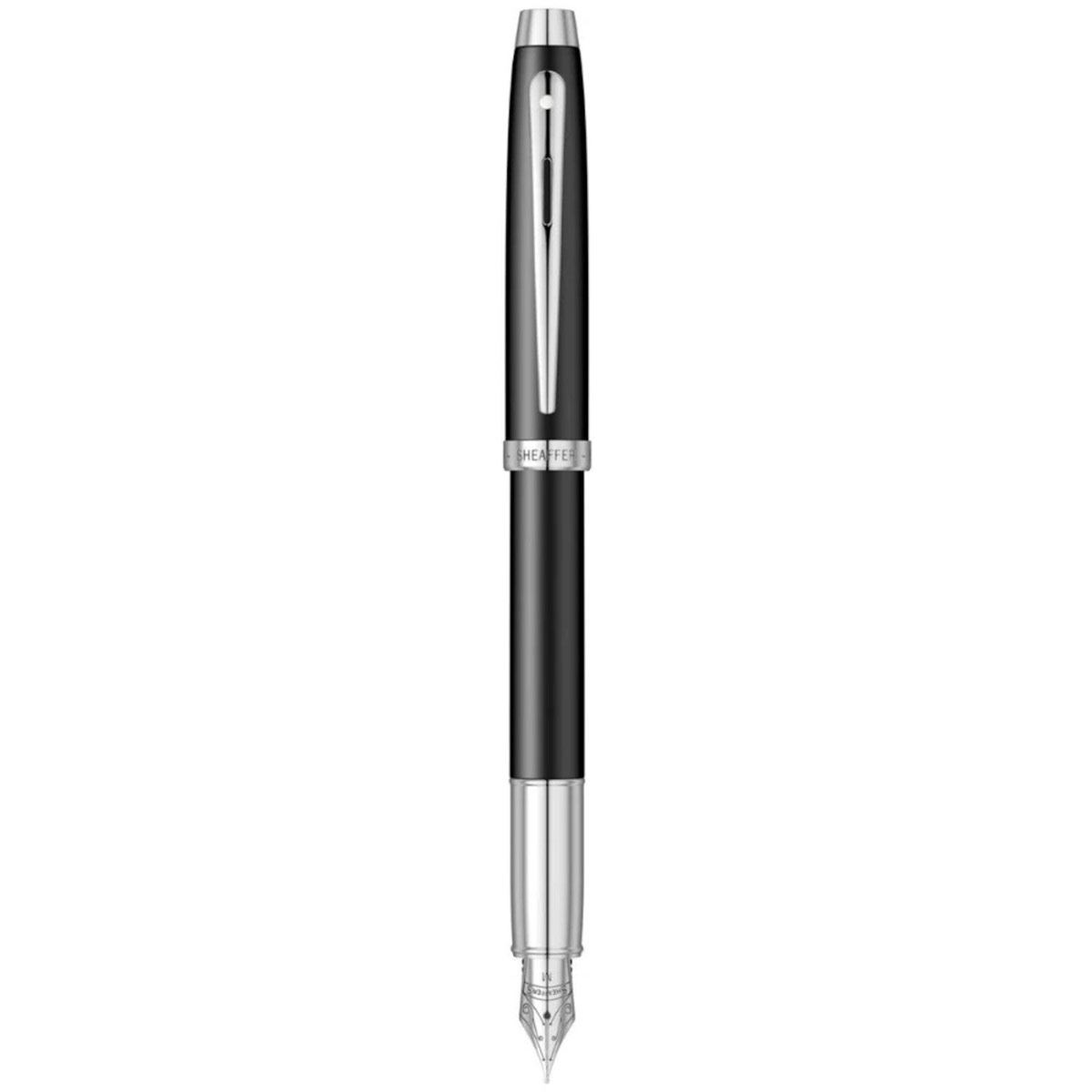 Pluma fuente  serie 100 negro mate ct punto mediano Sheaffer