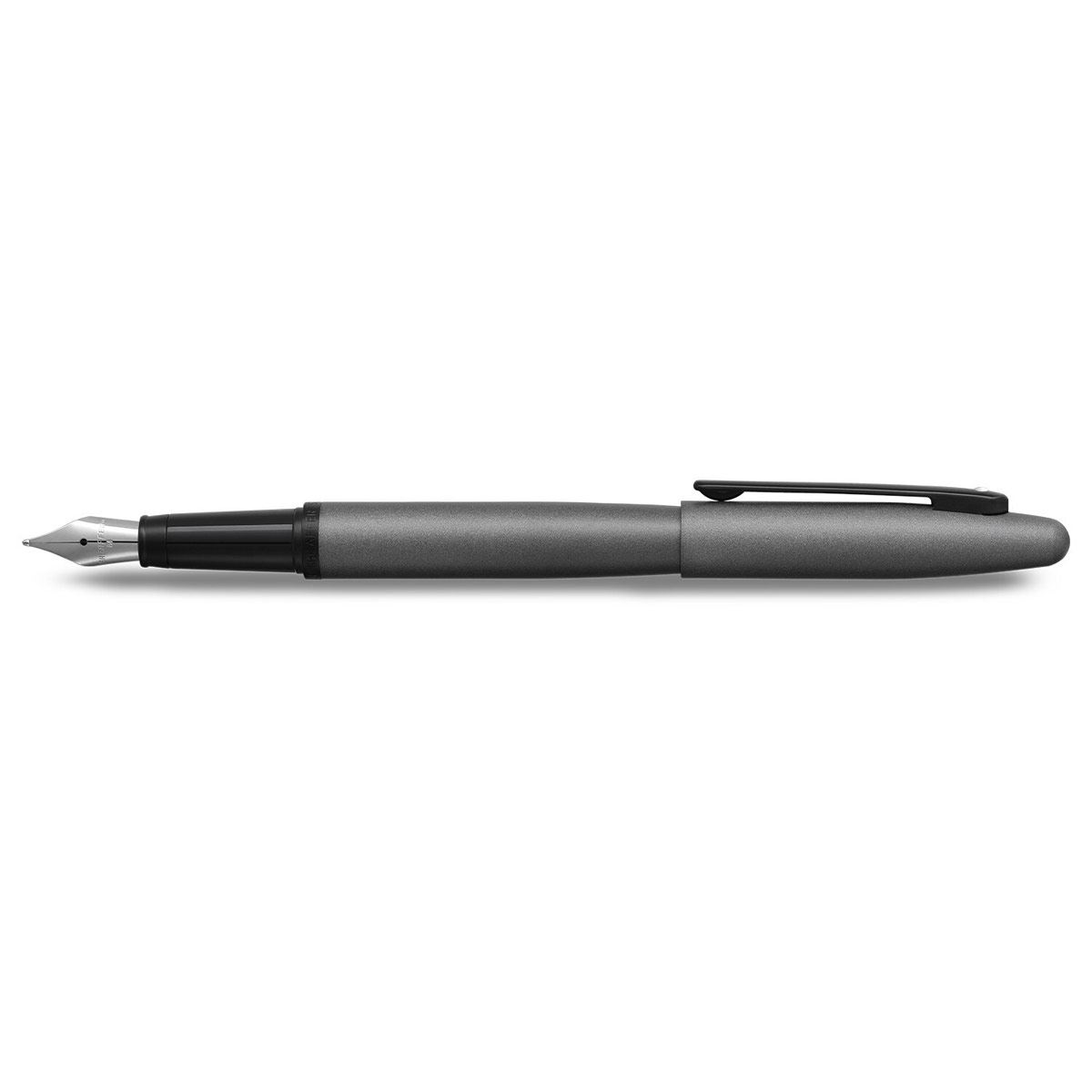 Pluma fuente  vfm gris mate bt punto mediano Sheaffer