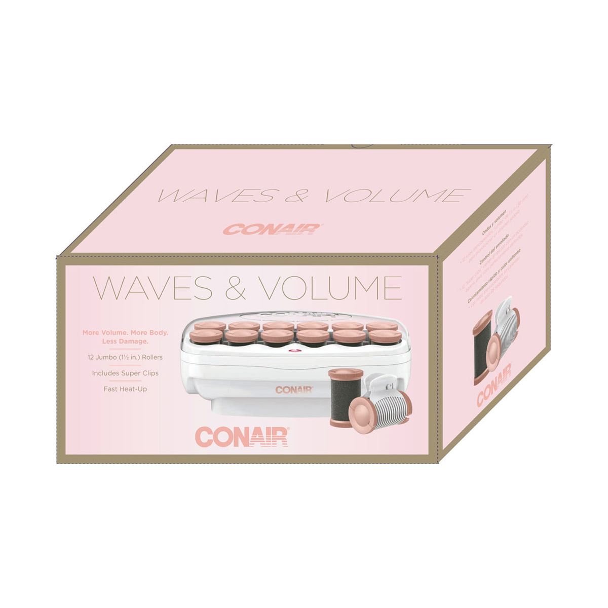 Tubos Térmicos 12pzs Rosas Conair