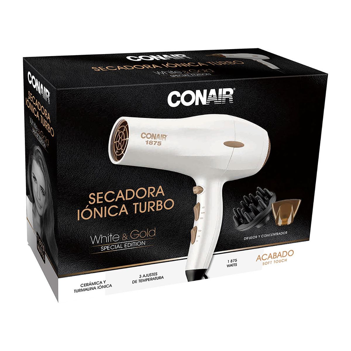 Secadora Soft Touch Styler Difusor Conair