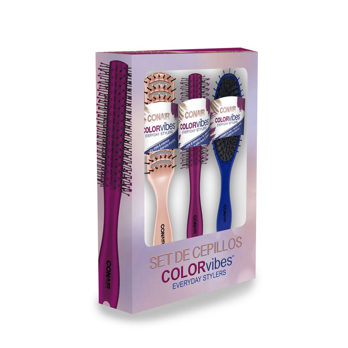 Combo Cepillos Colorvibes 3 Piezas