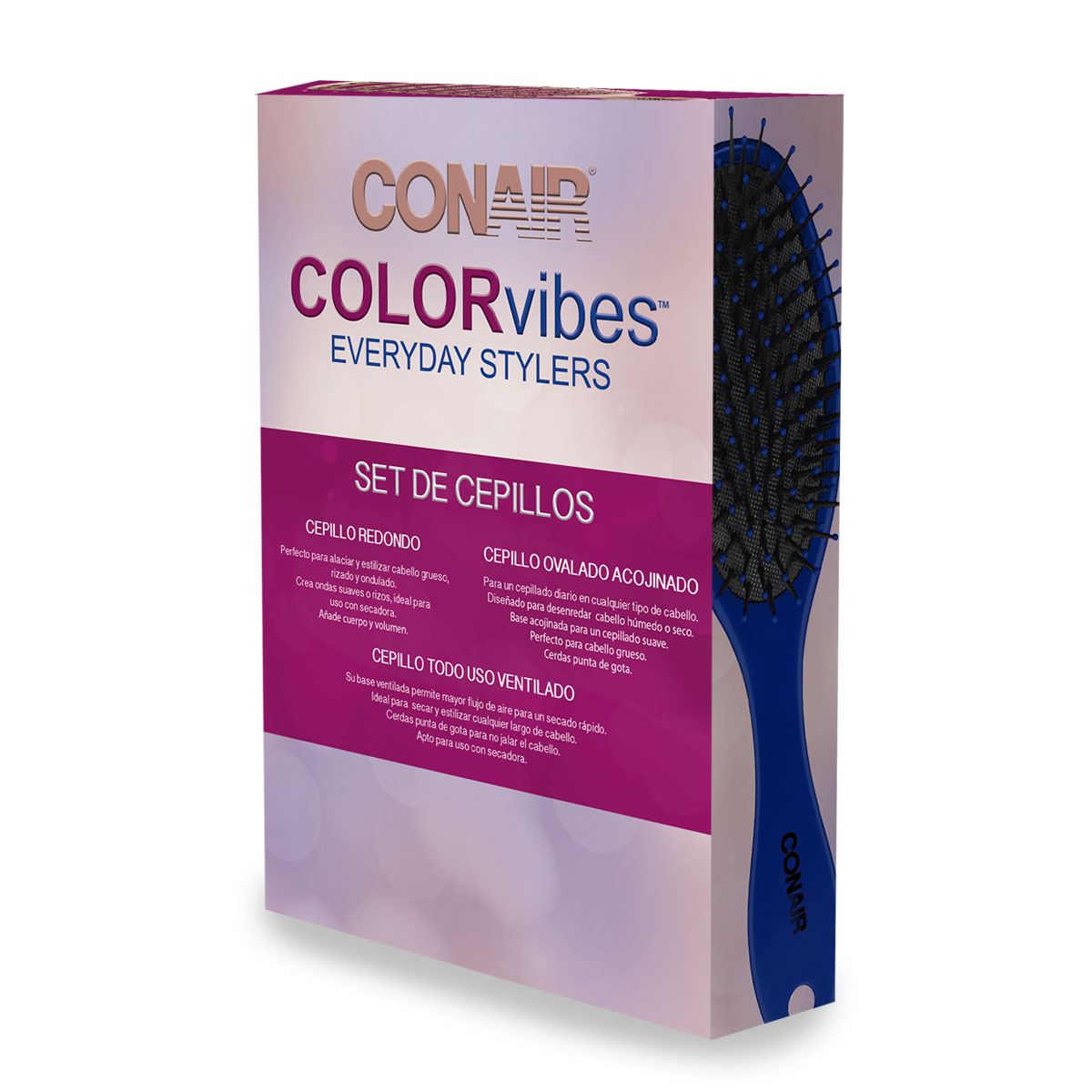 Combo Cepillos Colorvibes 3 Piezas