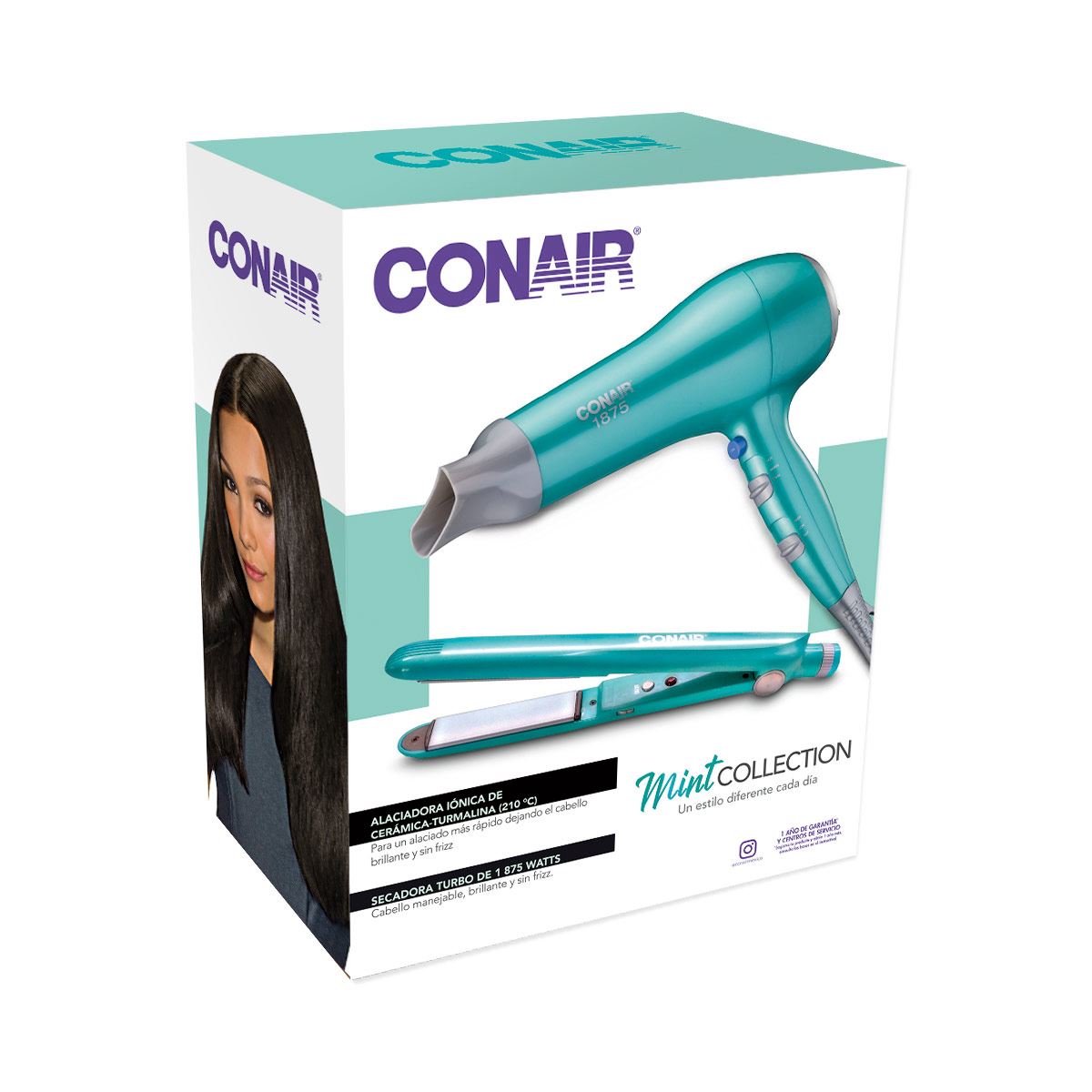 Combo de Secadora y Alaciadora Conair