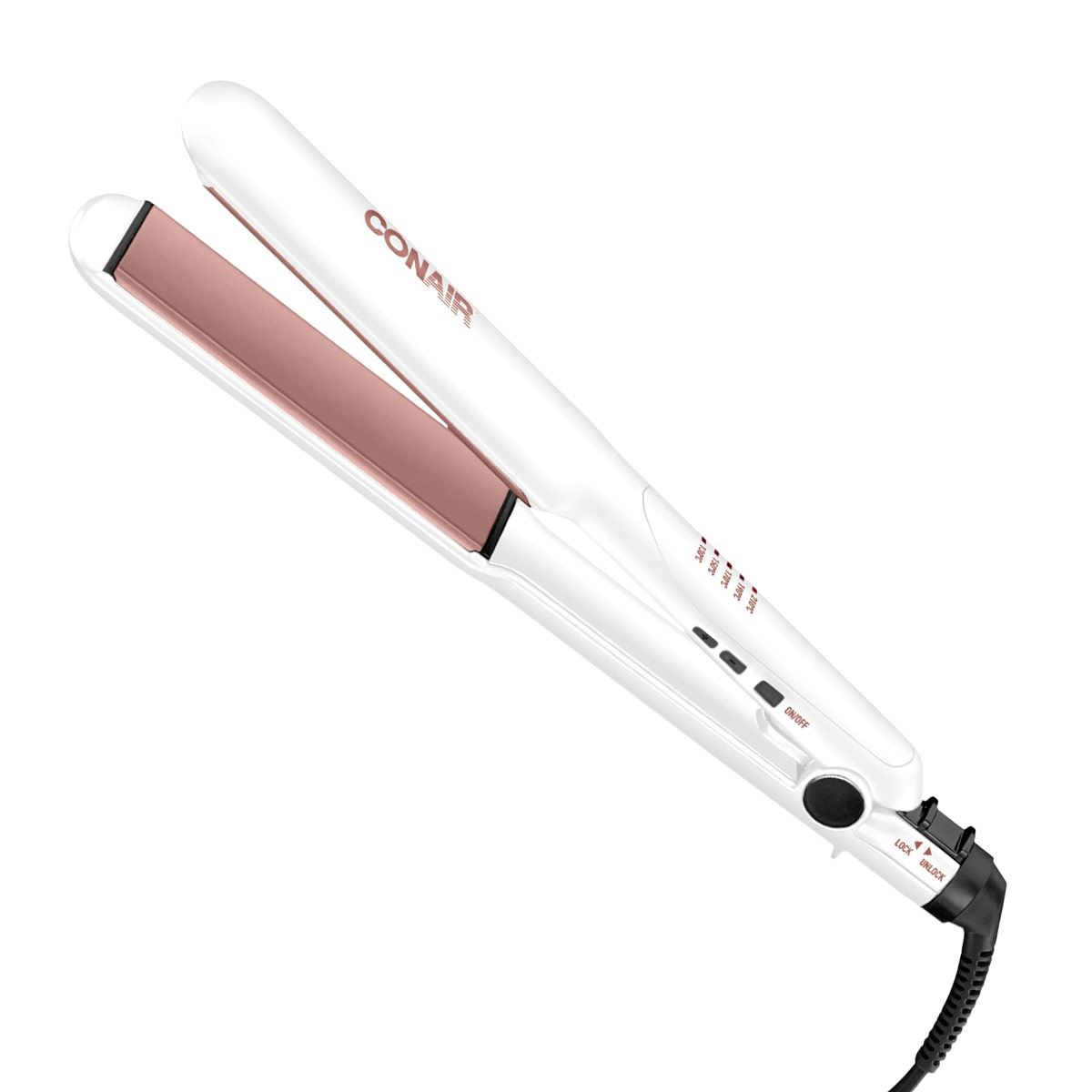 Kit Alaciadora y Tenaza Rose Gold Conair