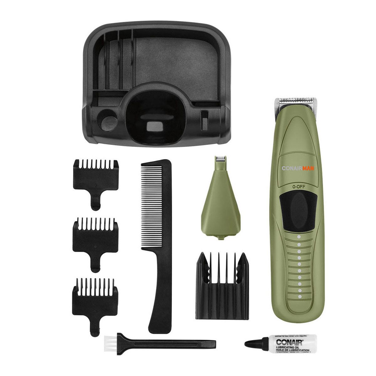 Juego de Peluqueria y Recortadora Verde Conair