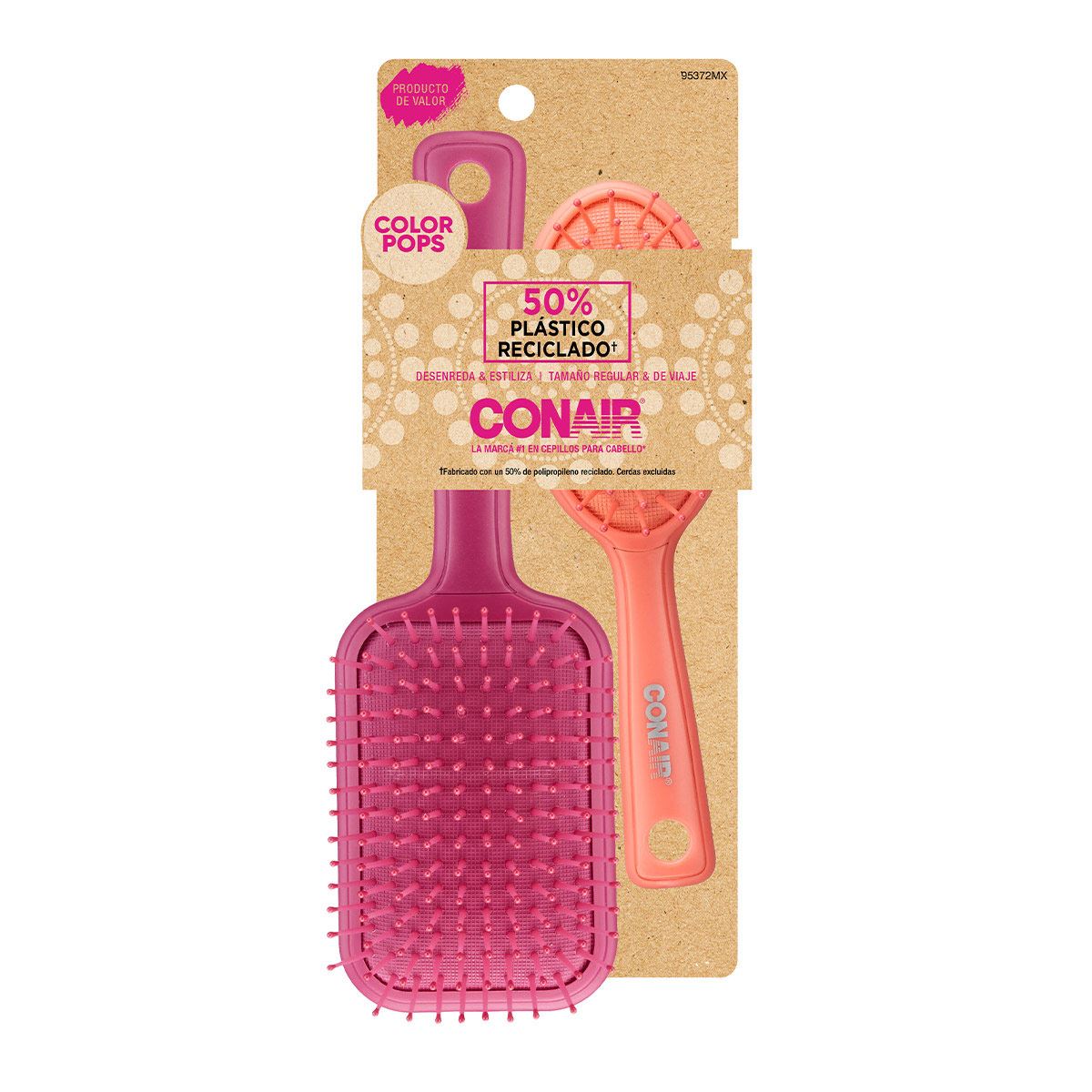 Set Cepillos Conair Color Pops 2 pzas