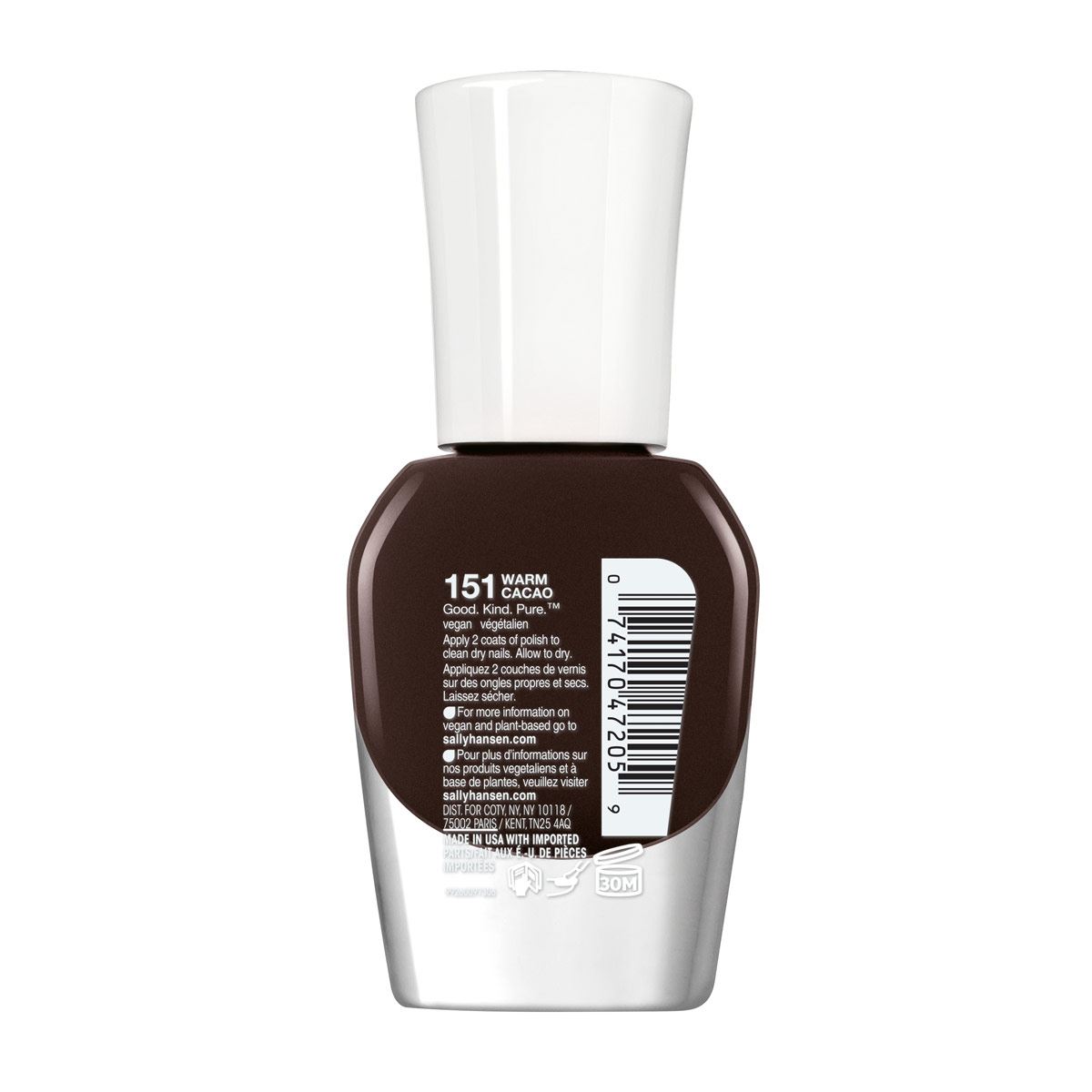 Esmalte Sally Hansen Good Kind Pure Warm Cacao 10ml