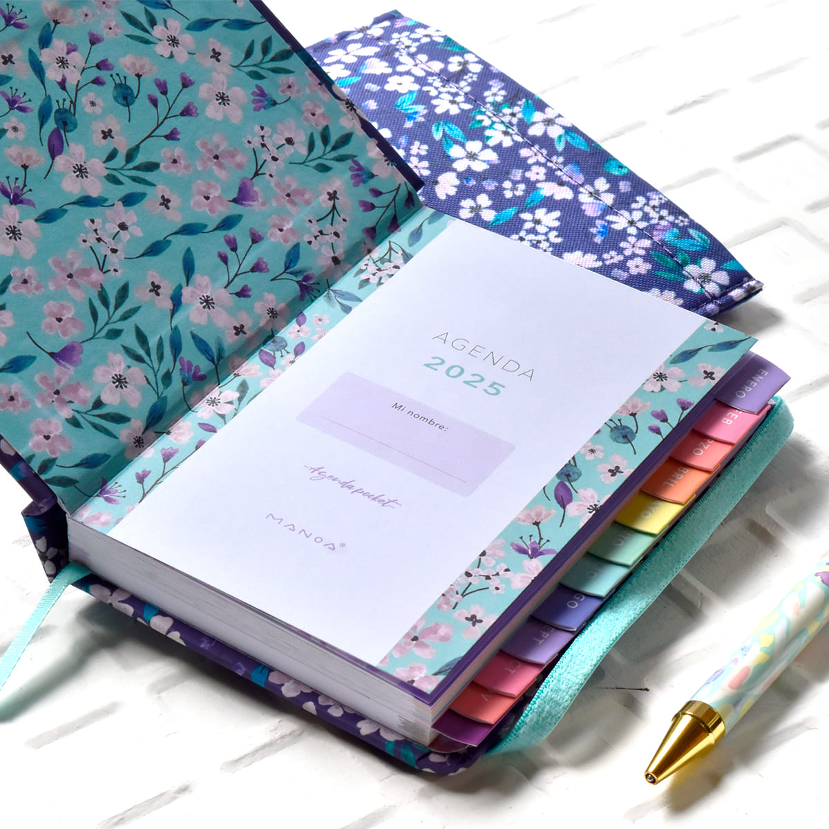 Agenda Pocket 2025 Diseño Mia Manoa