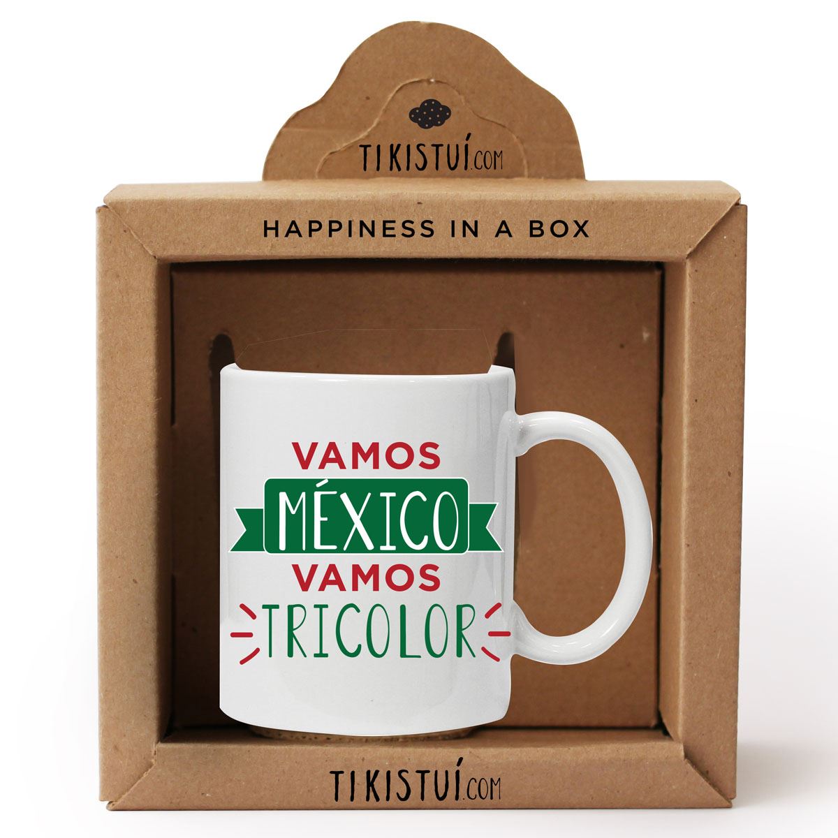 Taza blanca Tikistuí