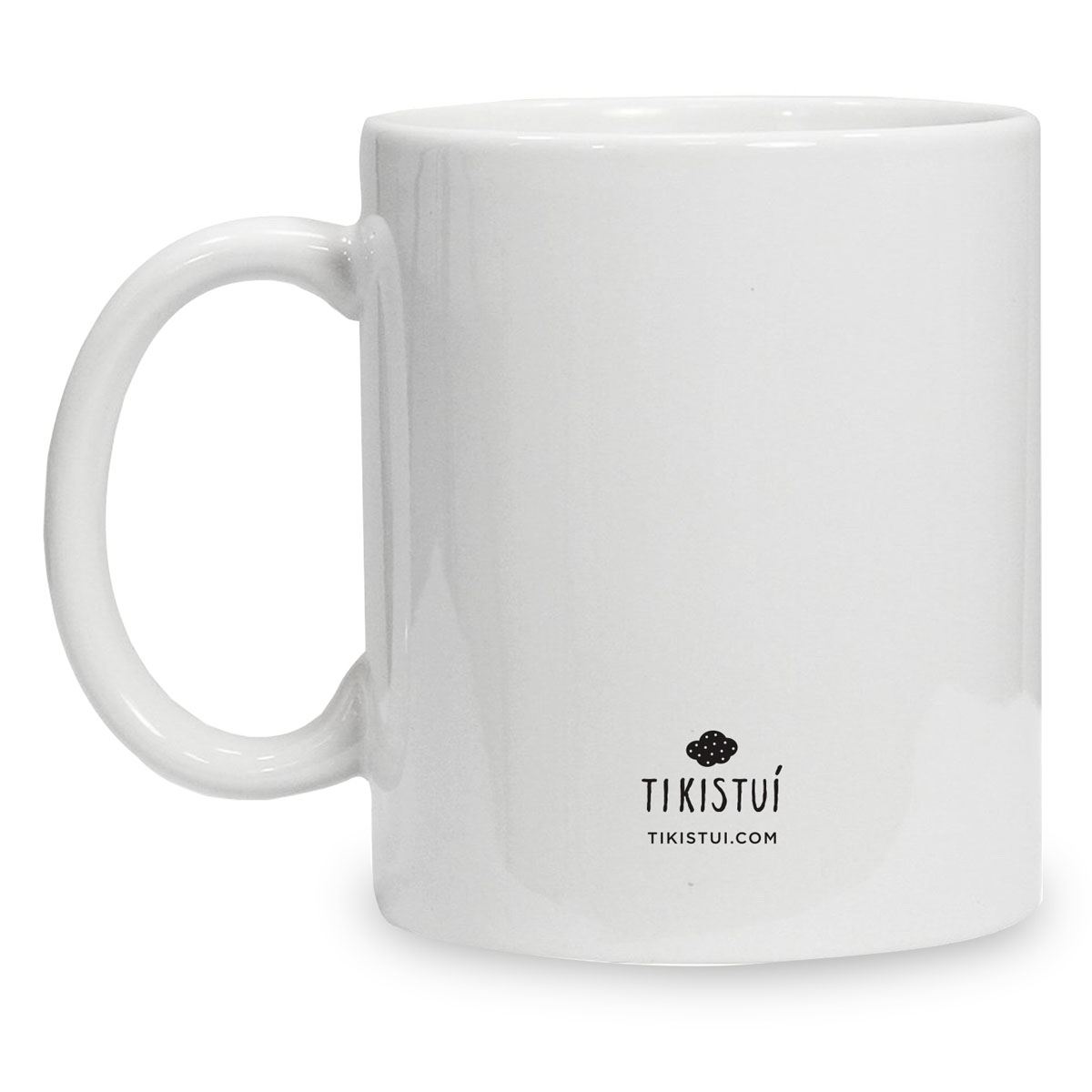 Taza blanca Tikistuí