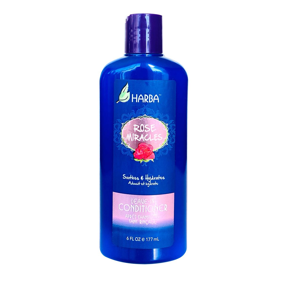 Acondicionador sin enjuague Harba con infusión de agua de rosas