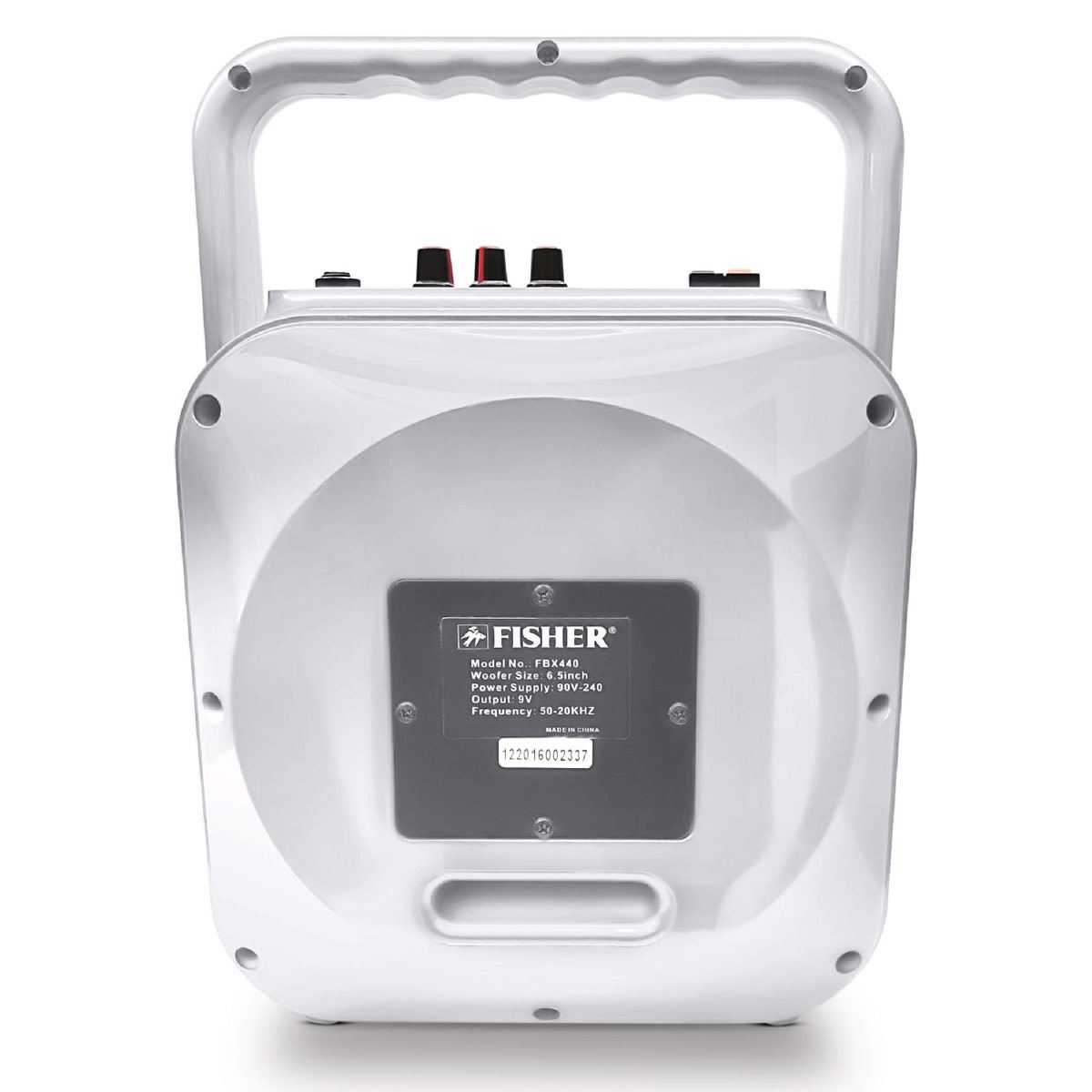 Bocina Amplificada Fisher Party Blanco