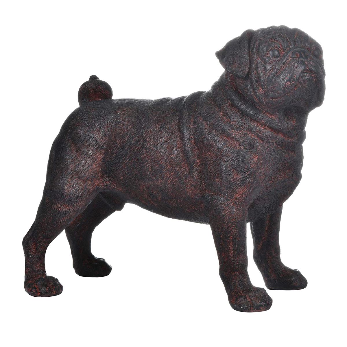 Figura perro pug negro