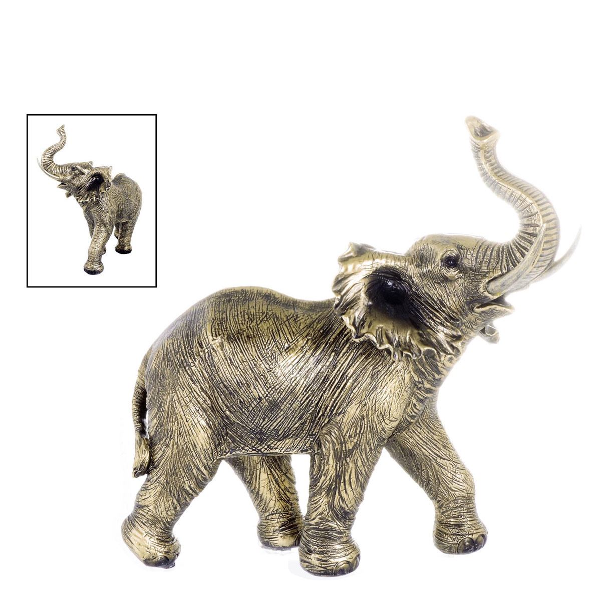 Figura elefante trompa hacia arriba