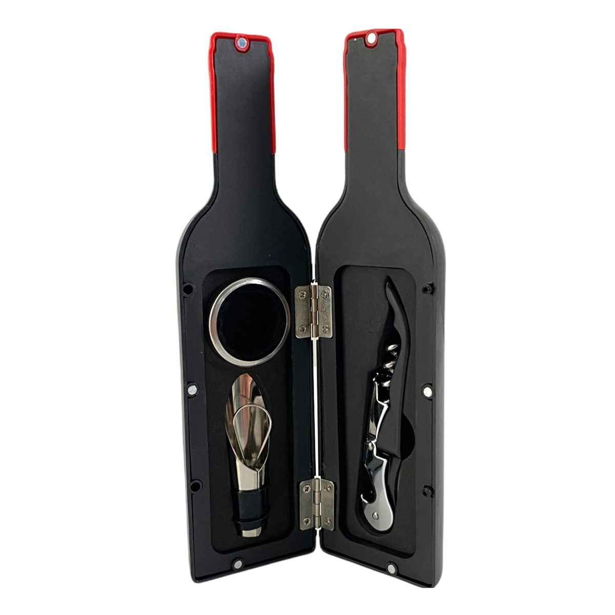 Juego de Accesorios para Vino Forma Botella