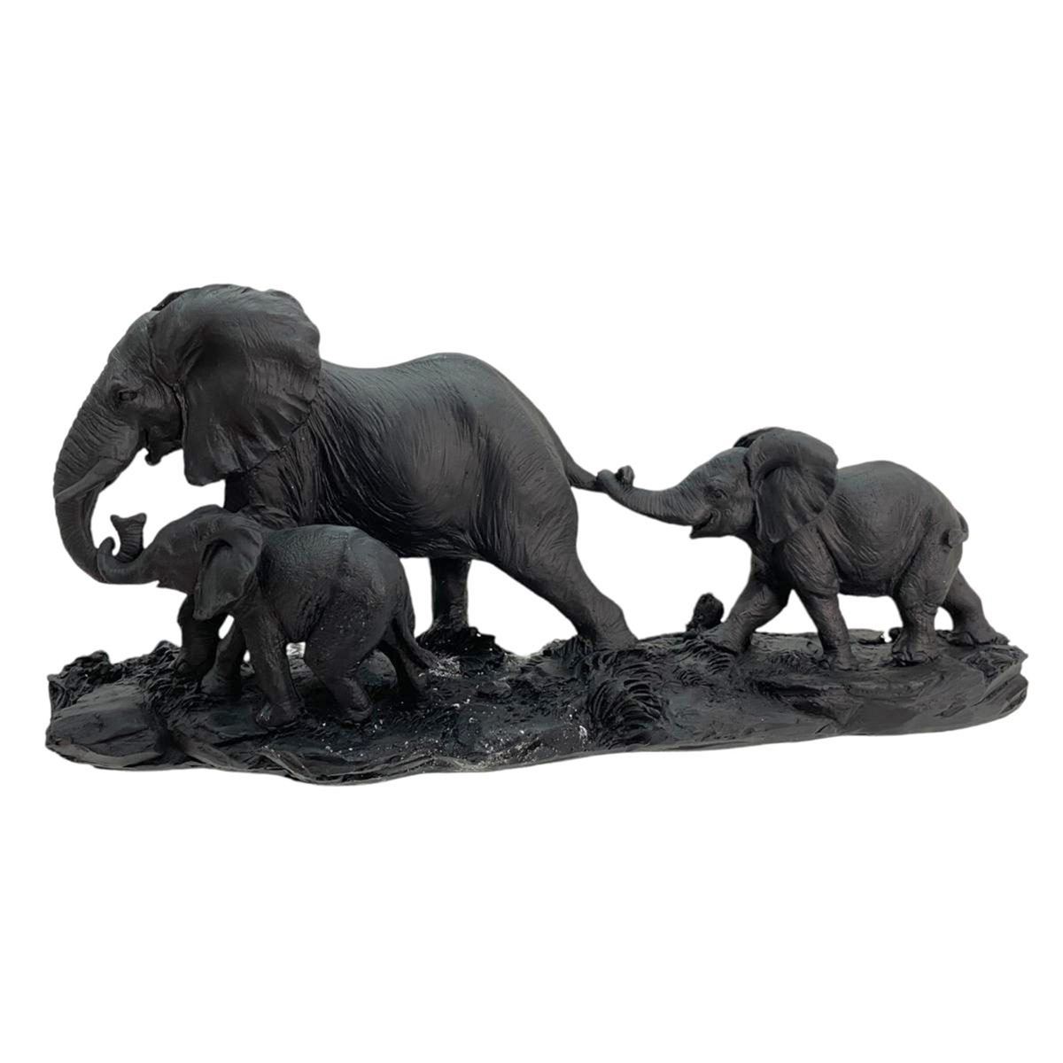 Elefante decorado 28.5X10.5X13 centimetros