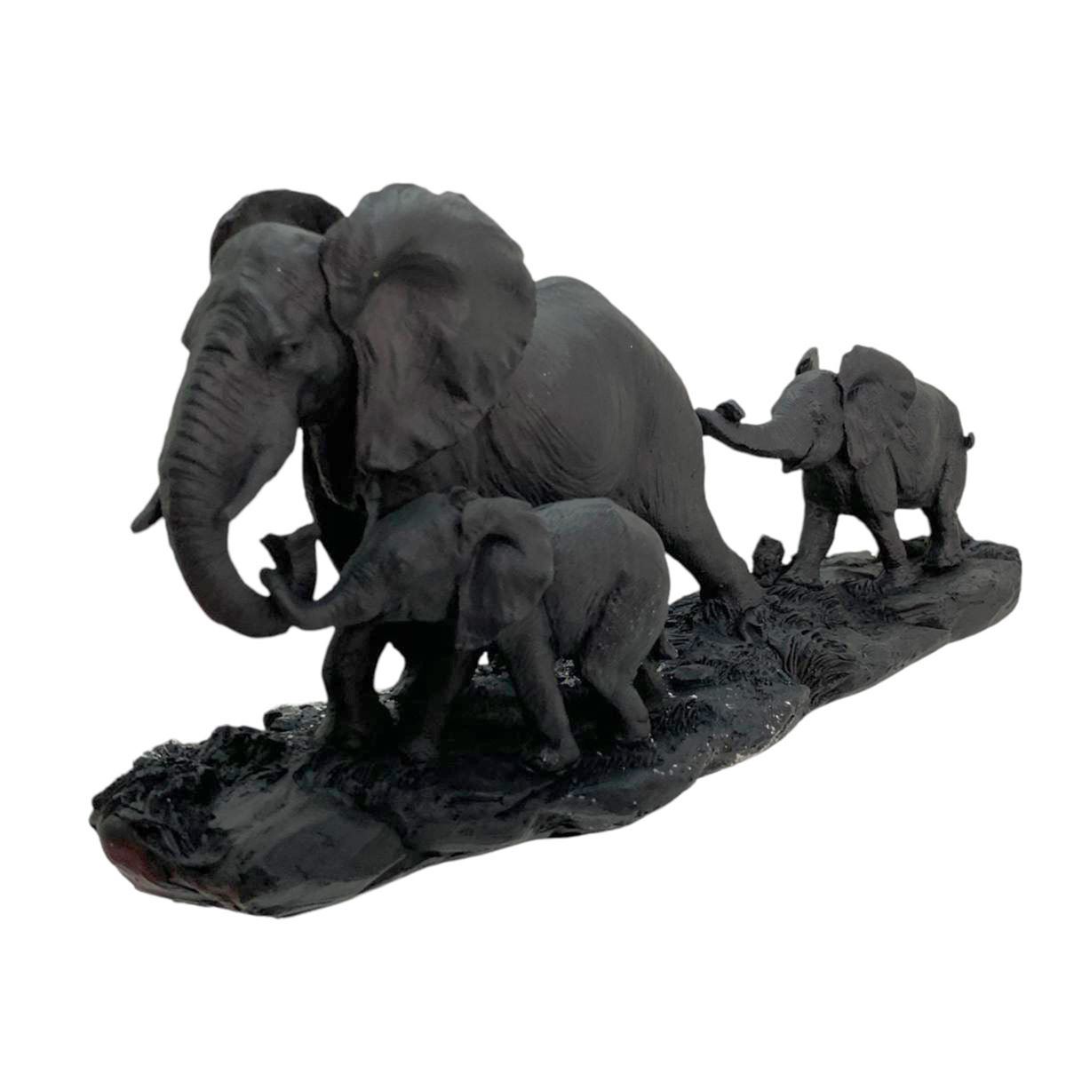 Elefante decorado 28.5X10.5X13 centimetros