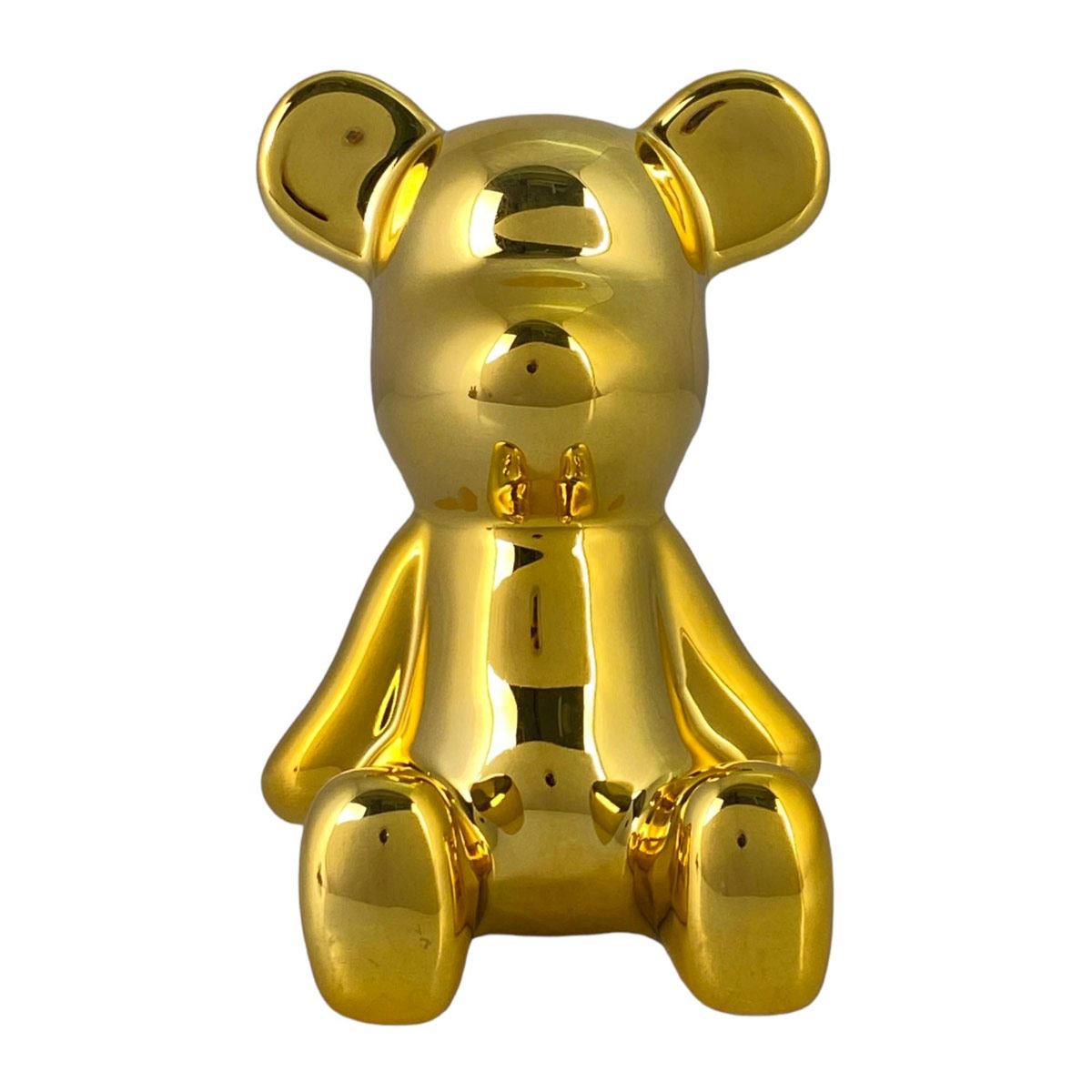 Figura Decorativa Oso Dorado 11X11X16CM