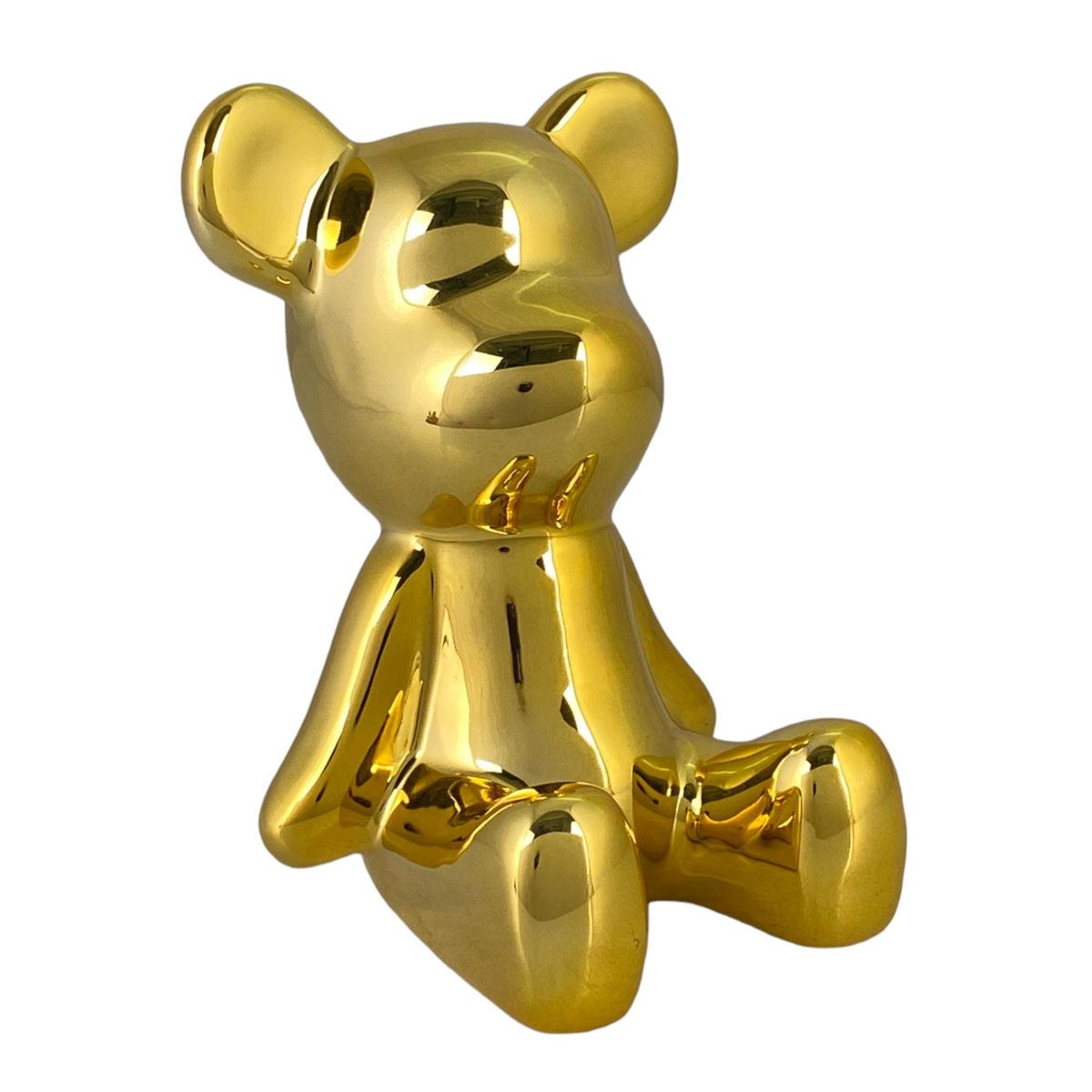 Figura Decorativa Oso Dorado 11X11X16CM