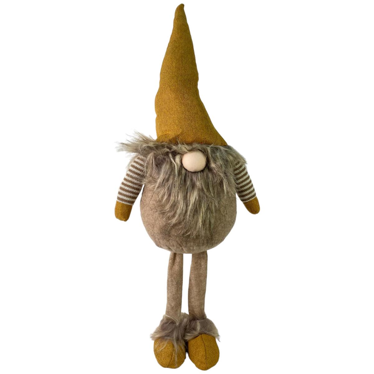 Figura Decorativa Navideña Gnomo Textura Mixta Santini
