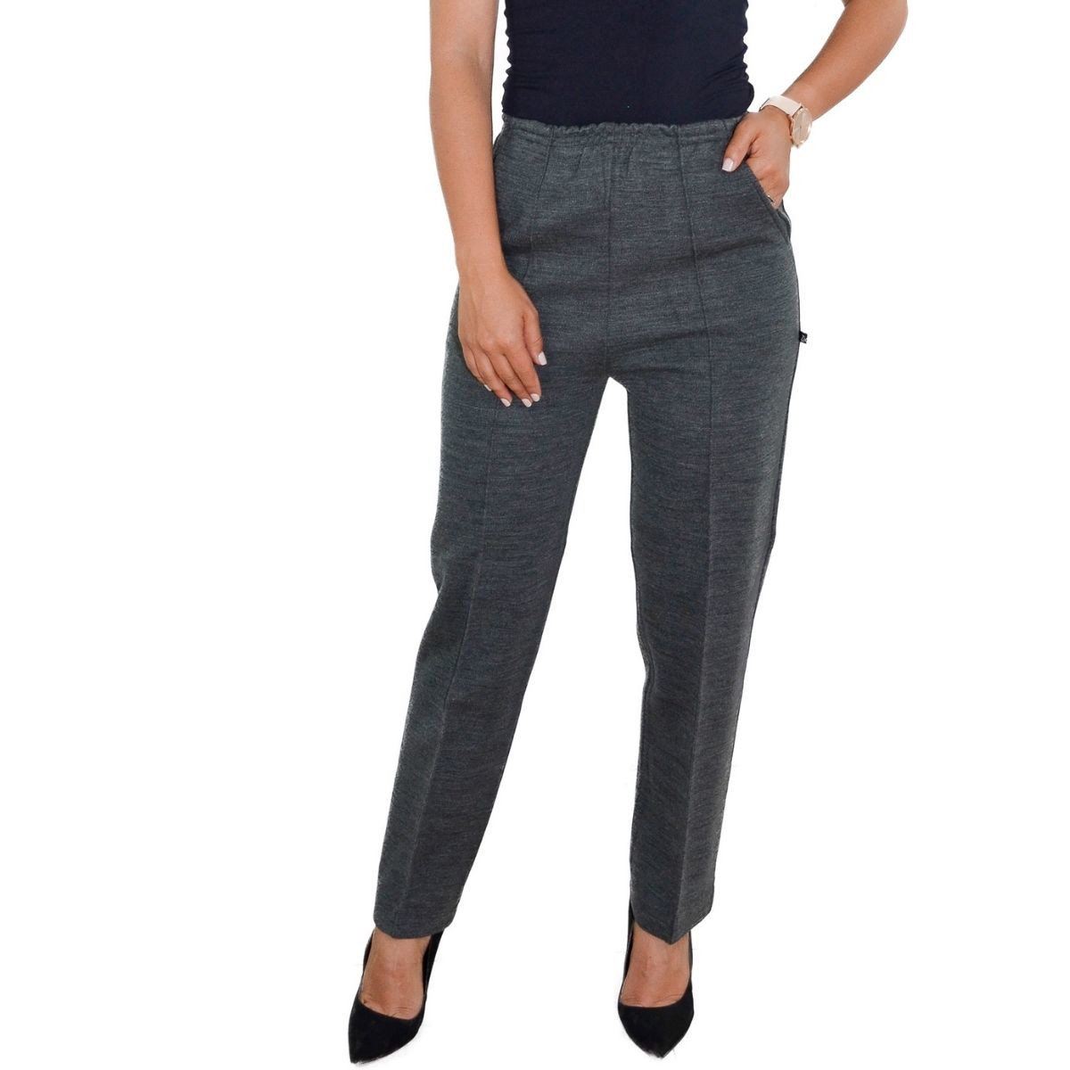 Pantalón Zuio de vestir gris oxford mediano