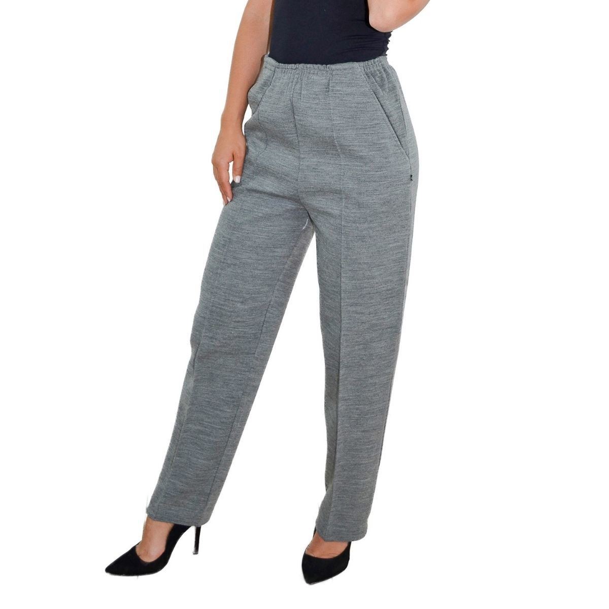 Pantalón Zuio de vestir gris perla grande