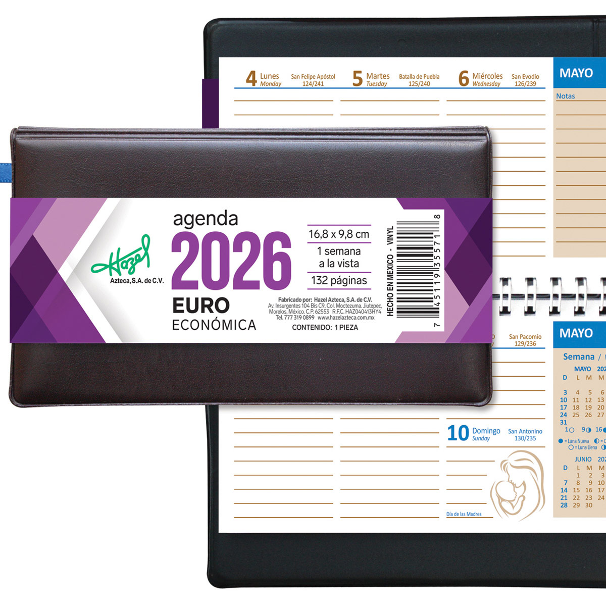 Agenda 2021 Ofi-Pro bolsillo Euro Económica