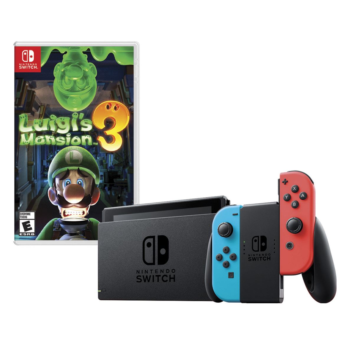 Consola NSW Neon 1.1 + Luigi's Mansion 3