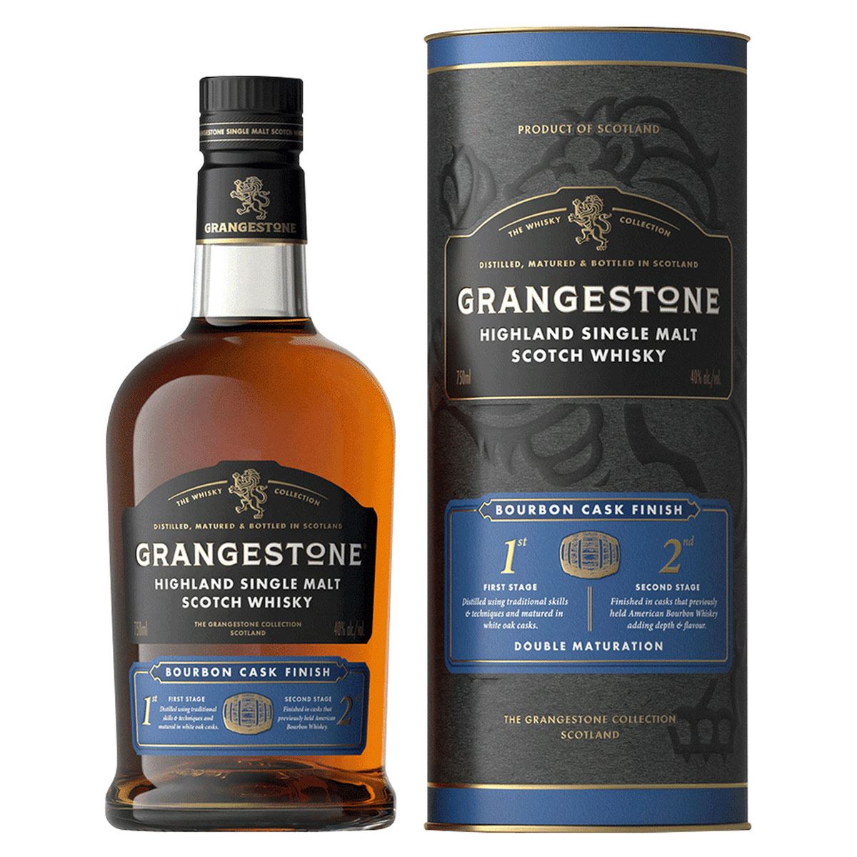 Whisky Escocés Single Malt Grangestone 750ml