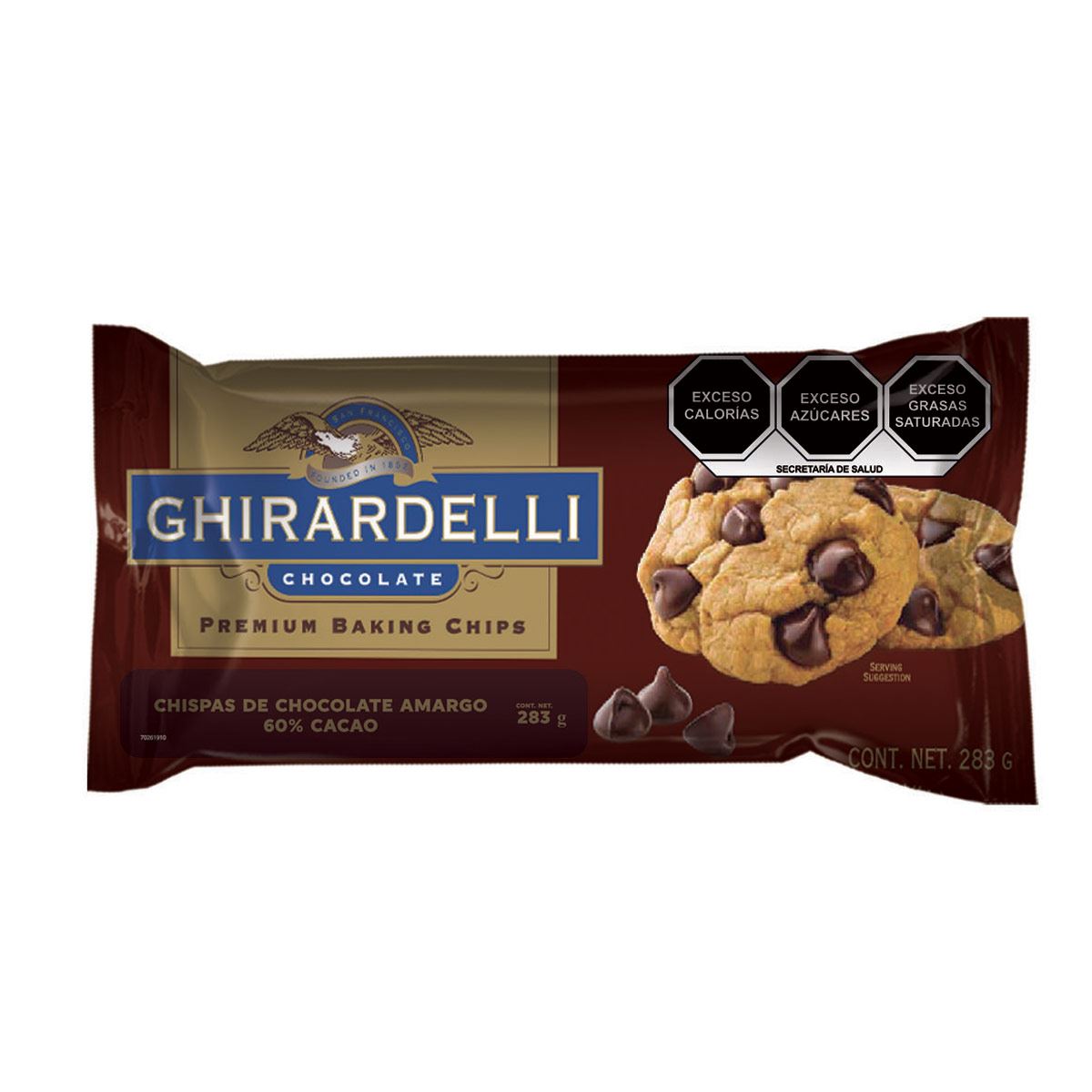 Ghirardelli Chips Repostería 60% C