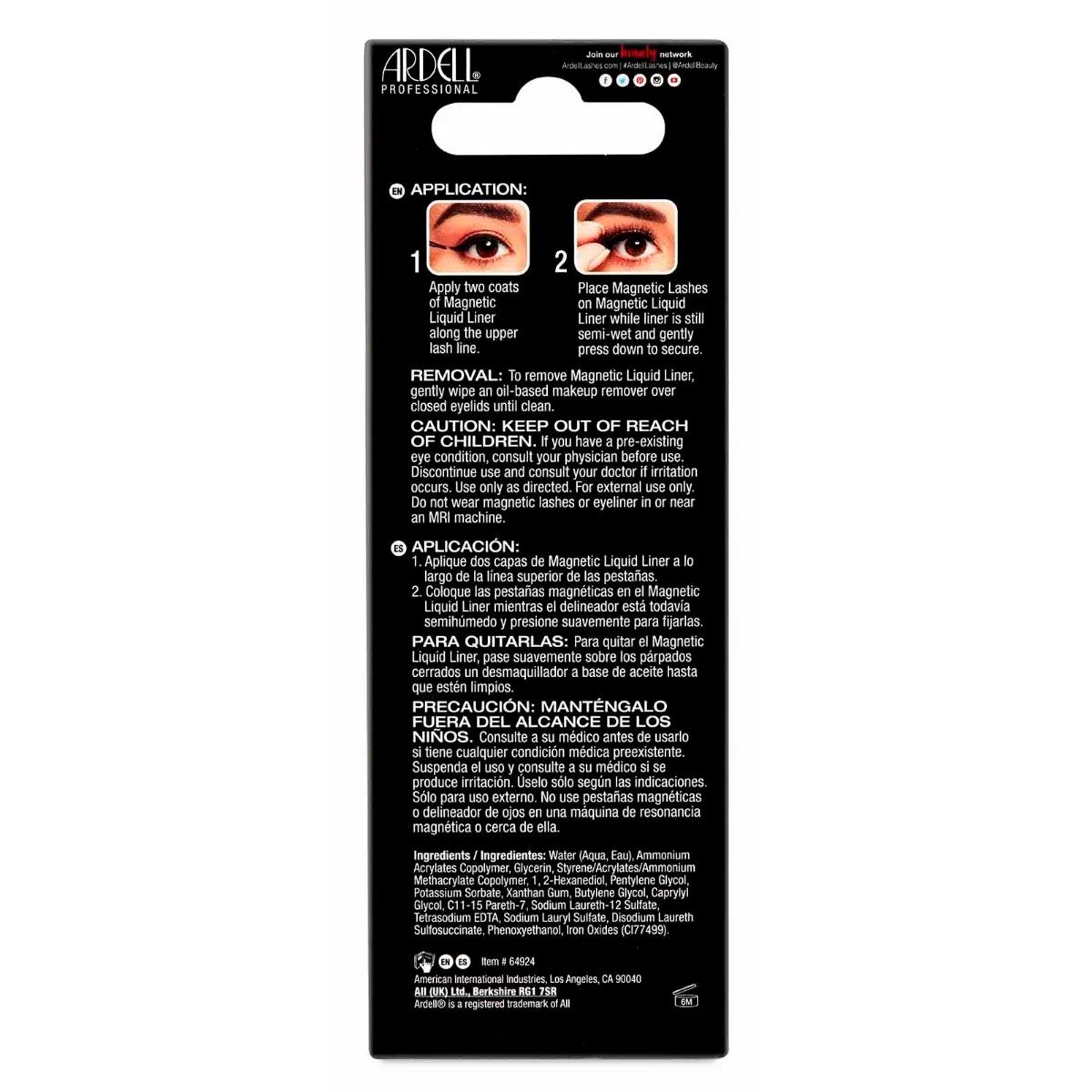 Delineador Magnético Líquido Para Pestañas Postizas AD016 Ardell