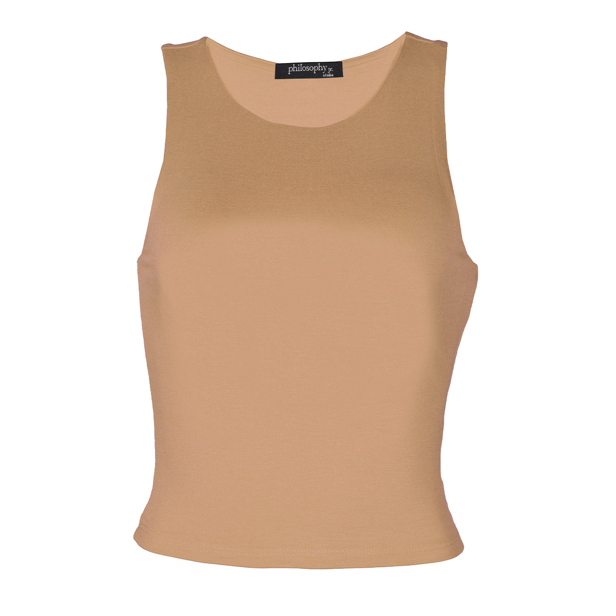 Playera Lisa Philosophy Talla Mediana Color Beige para Mujer