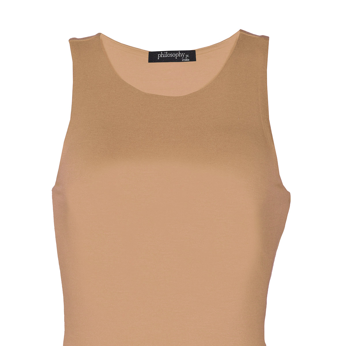 Playera Lisa Philosophy Talla Mediana Color Beige para Mujer