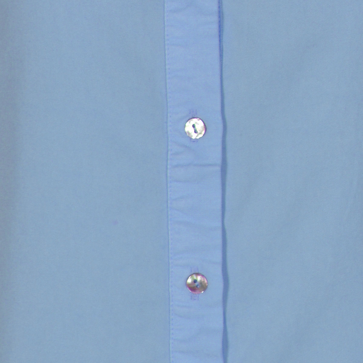 Blusa Lisa con Olanes Philosophy Talla Chica Color azul para Mujer