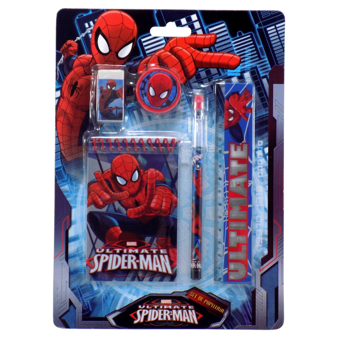 Set de Papeleria Spiderman