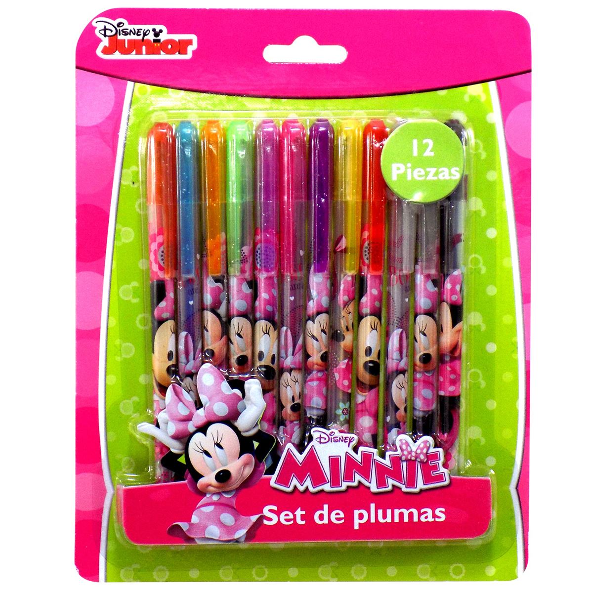 Set De 12 Plumas Minnie
