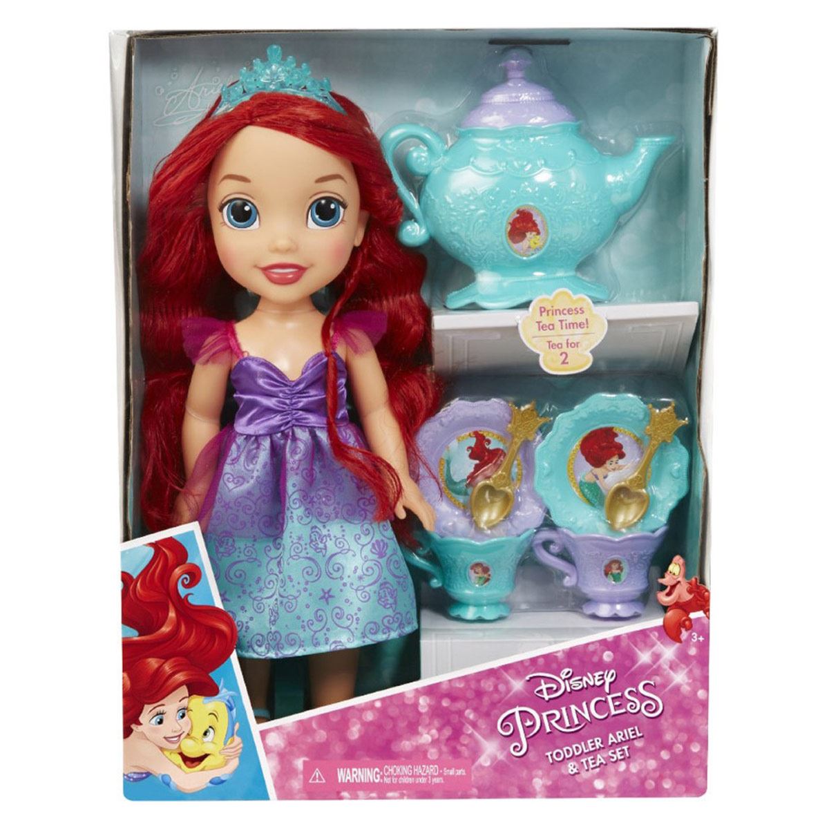 Princesa Ariel + Set de té de 16 plg