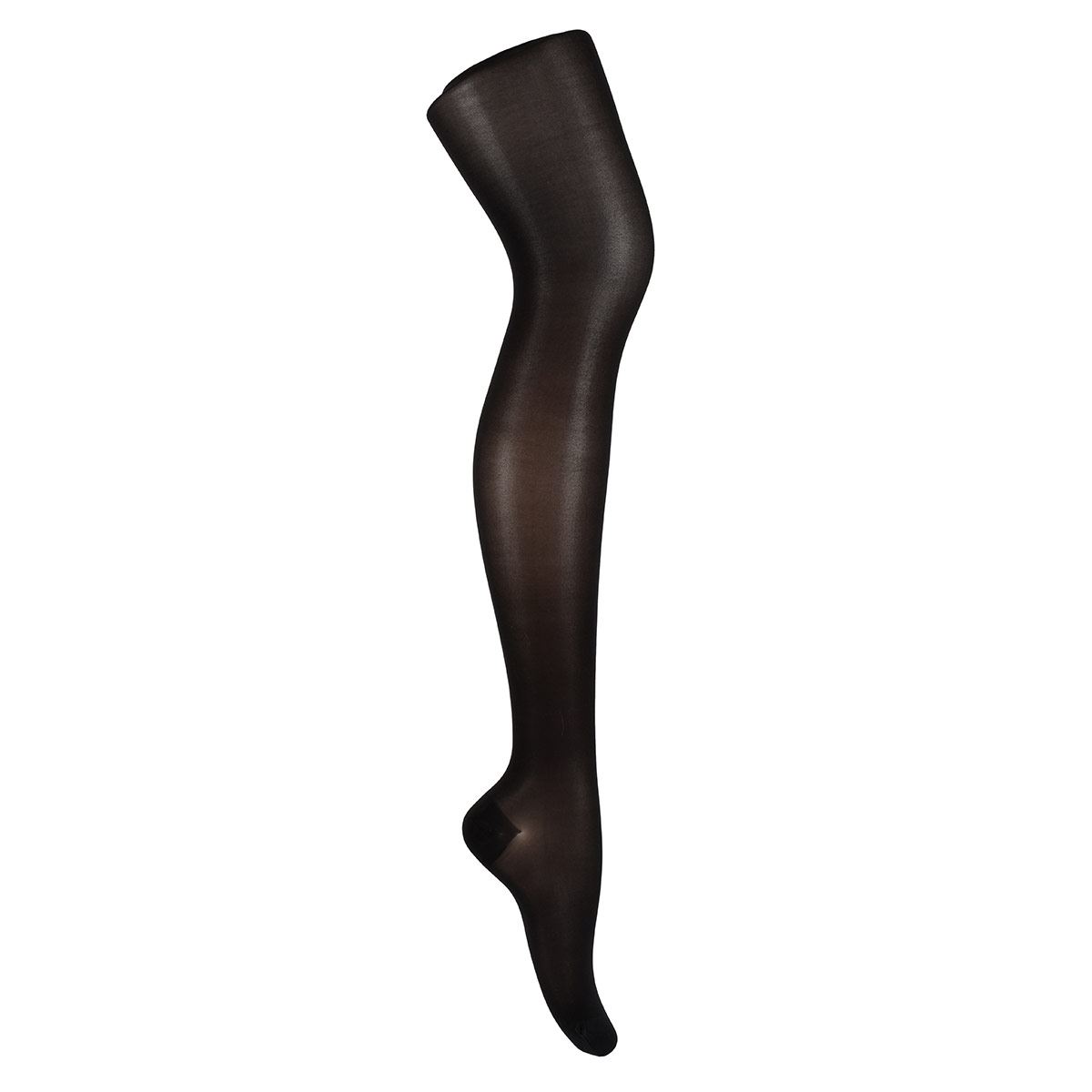 Pantimedia Preven-T Super Talla suave compresión transparente modelo 1945 talla grande color negro dama