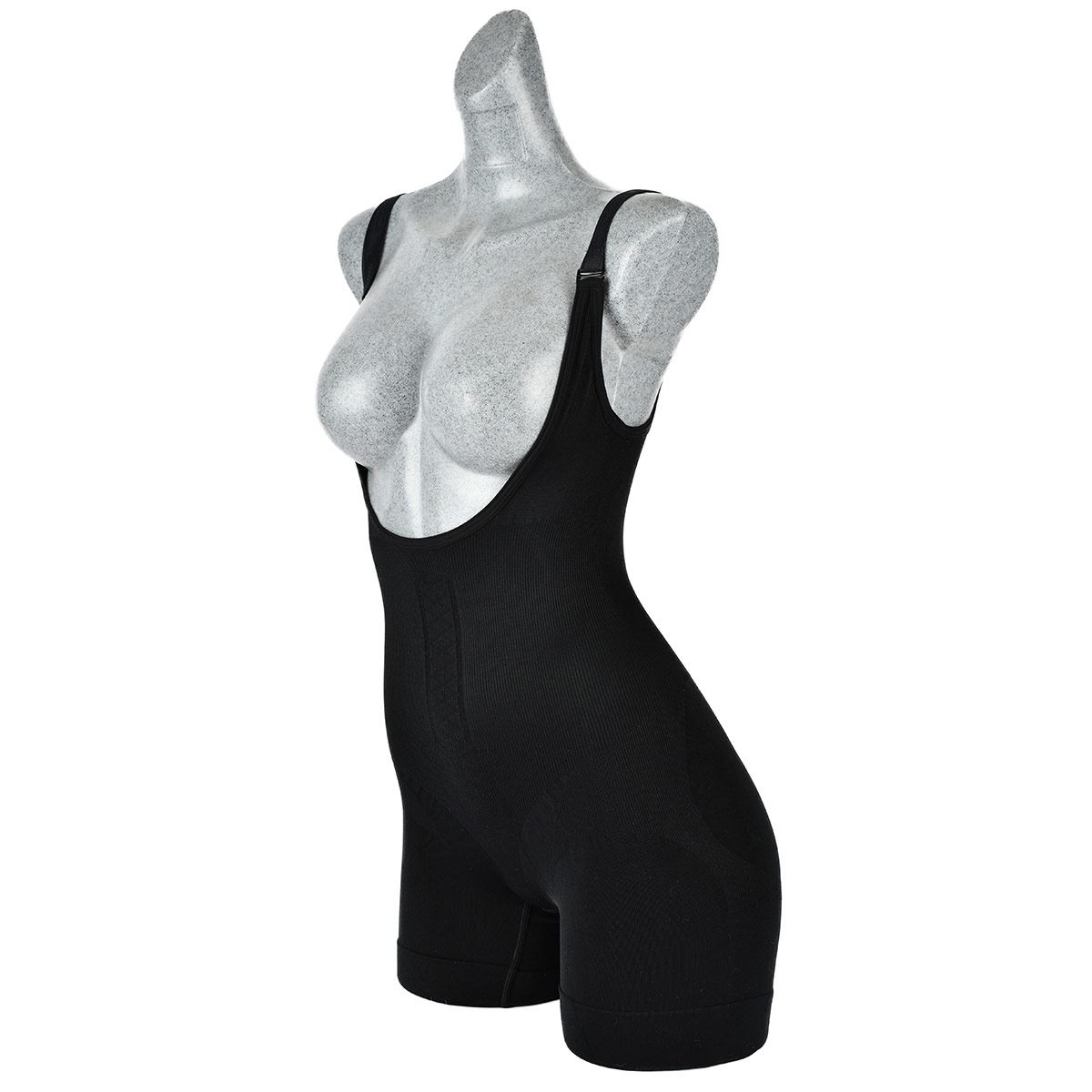 Body boxer Body Siluette seamless alto control con diseño 5007-4328 chica negro dama