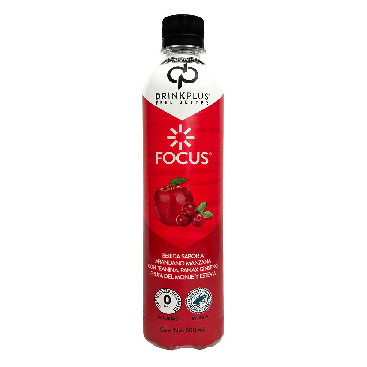 Bebida Drinkplus Focus Arandano Manzana 500Ml