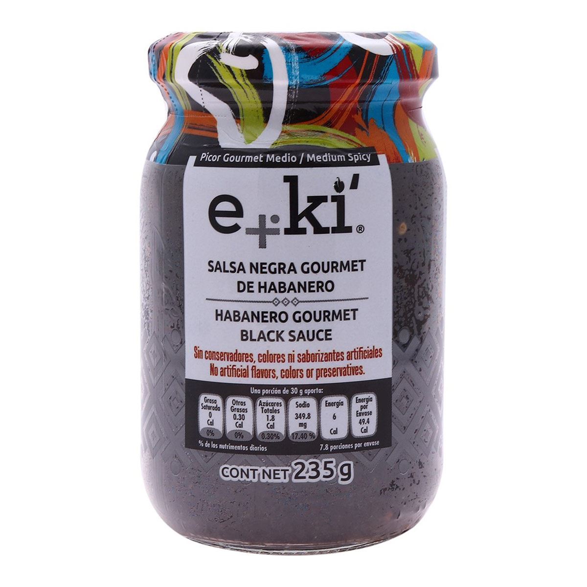 Salsa Negra De Habanero 235 Gramos Eki