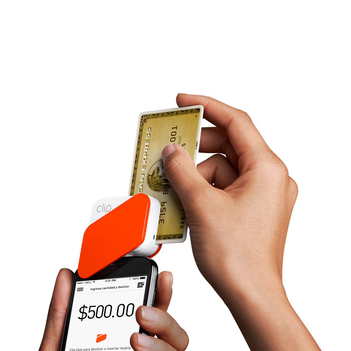 Clip Lector de Tarjetas de Pago para Smartphone y Tablet