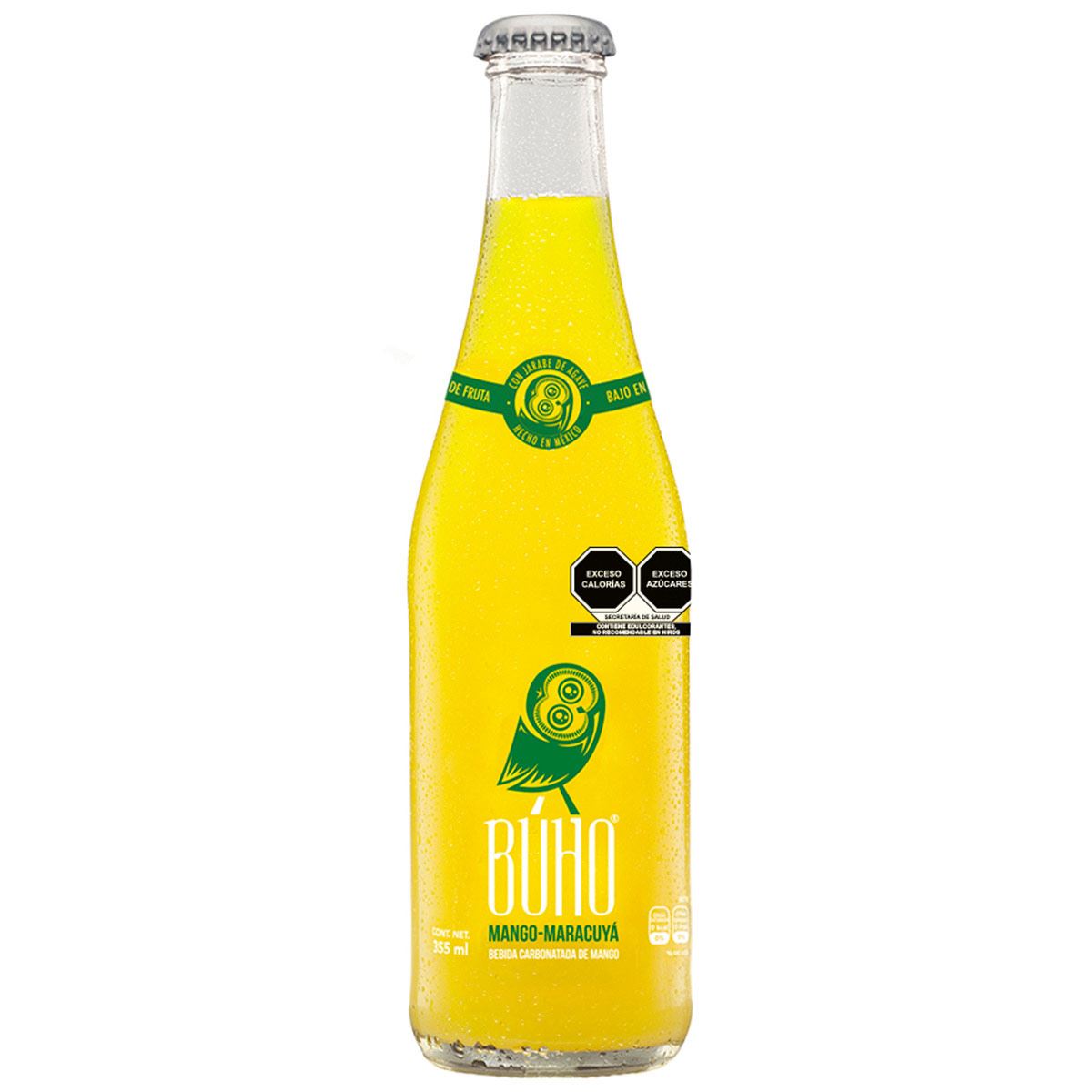 Bebida de Mango-Maracuyá 355 mililitros Búho Soda