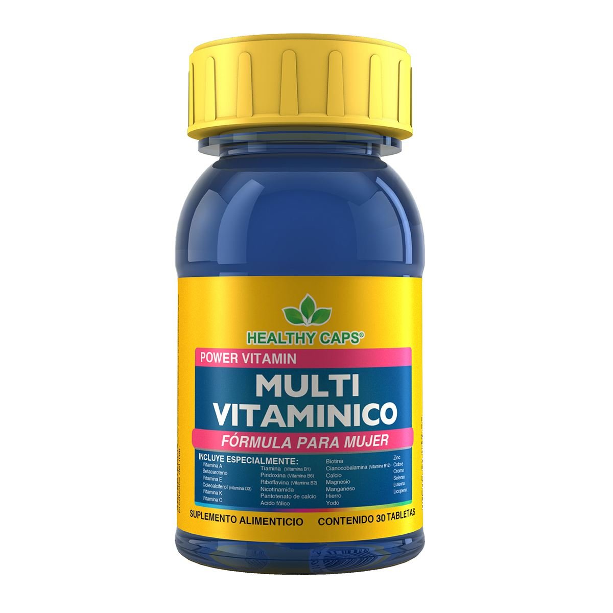 Multivitaminico Mujer 30 Tab Healthy Caps - Multivitaminico