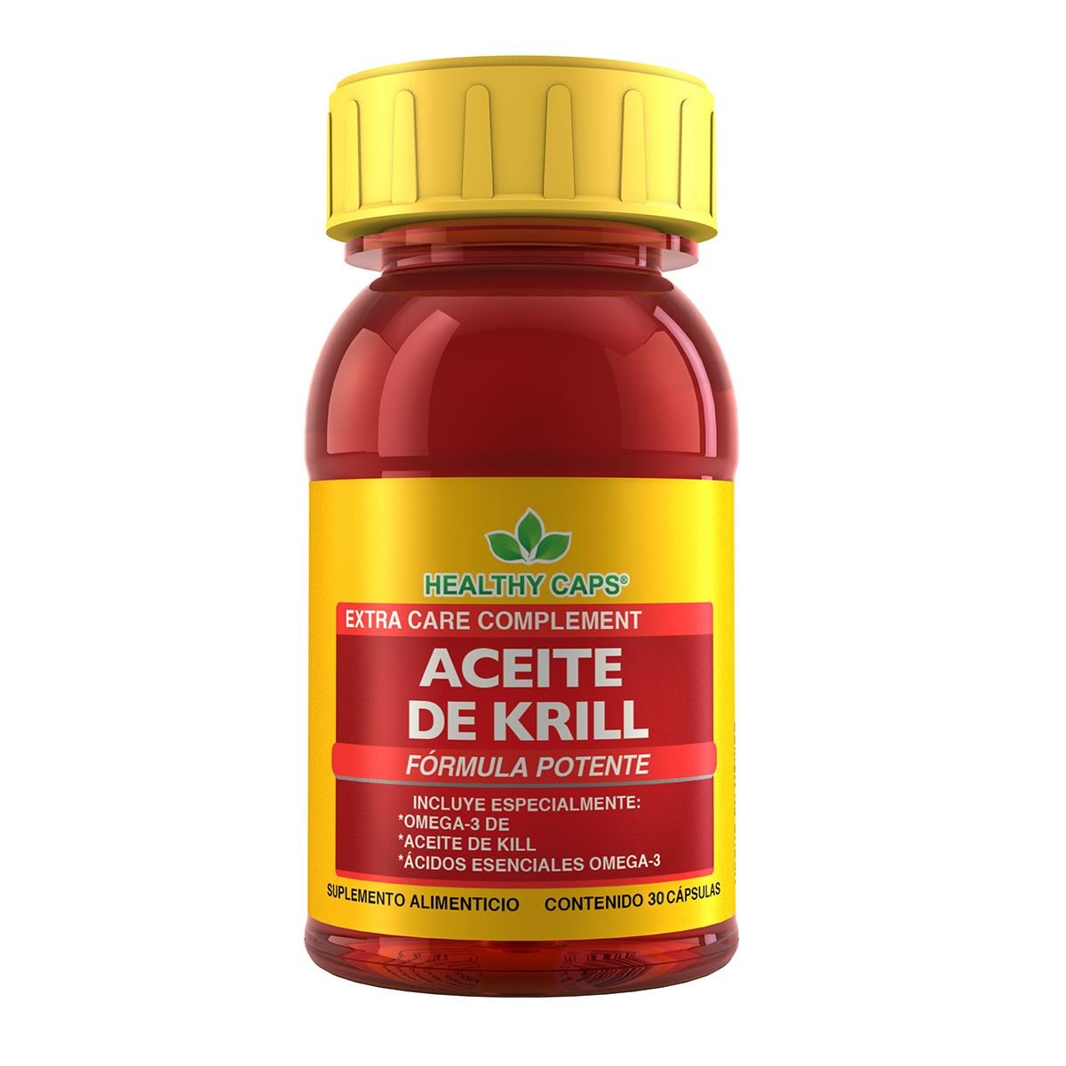 Aceite de Krill 30 Capsulas Healthy Caps - Aceite de pescado