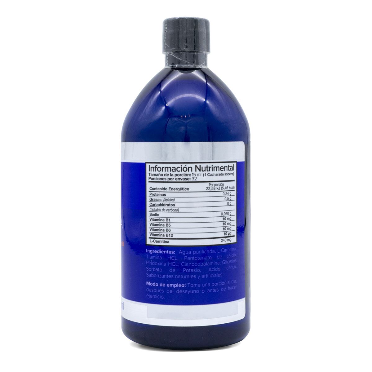 L-carnitina liquida con complejo b 480 ml