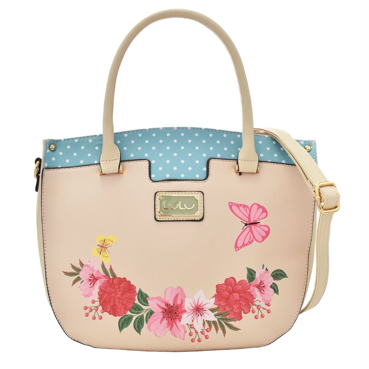 Bolsa LuLu color beige modelo 56197