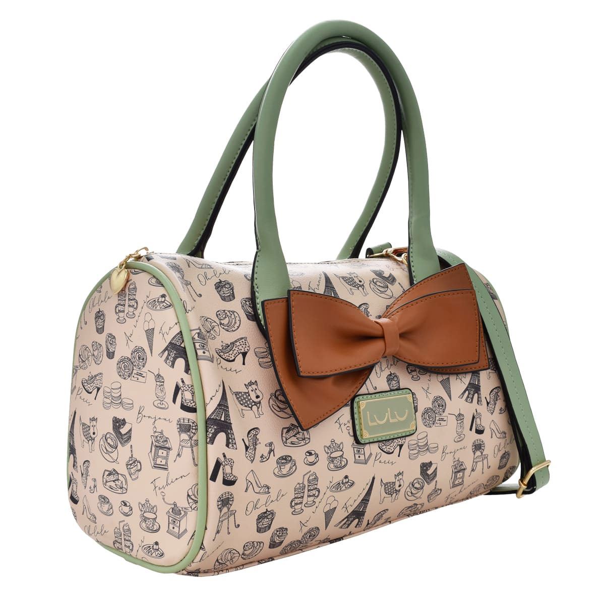 Bolsa LuLu color beige modelo 56289